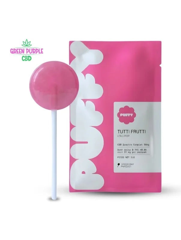 Sucette PUFFY Tutti Frutti 22MG LOLLIPOP