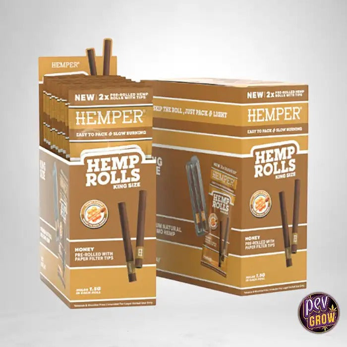 Feuilles de Blunt au Miel – Papier à Rouler en Chanvre 2 Pièces Format King Size (Sans Tabac)