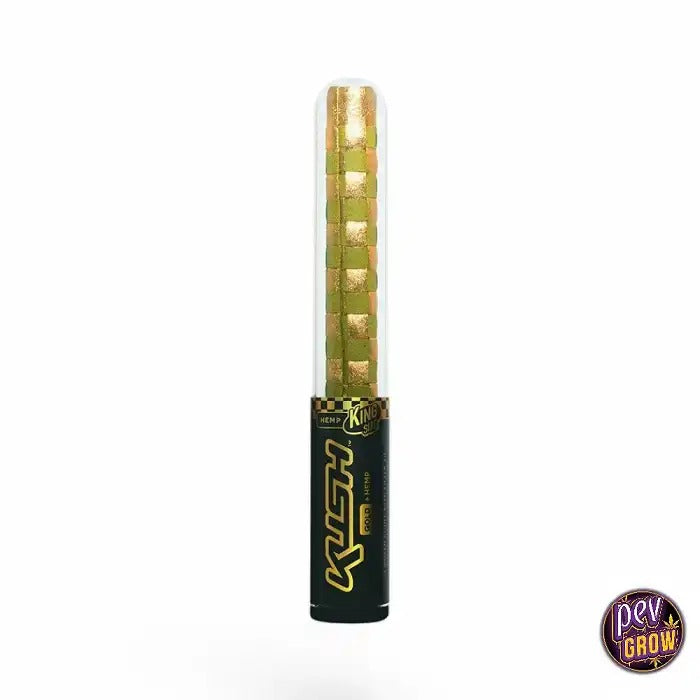 Kush Herbal Woven Gold Wraps – 4 Unités | Or 24K & Chanvre