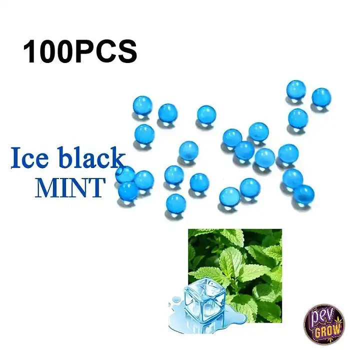 Boules saveur menthe – 100 capsules pour filtres de cigarettes