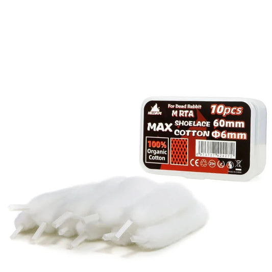 Lacets de Cotton pour Dead Rabbit M RTA (10pcs) Hellvape Hellvape