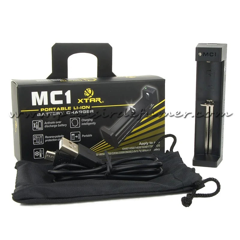 XTAR MC1 – Chargeur d’accu 1 slot portable