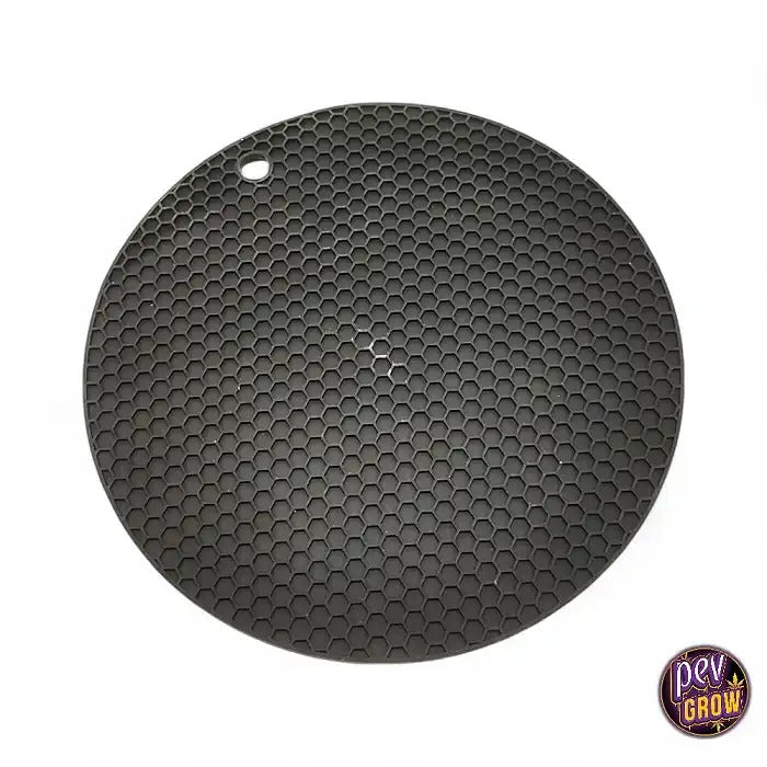 Tapis Silicone Rond Noir 18 cm pour Chicha