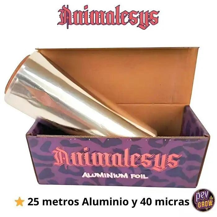 Papier Aluminium Rouleau De 40 Microns Et 25 Mètres Animalesys