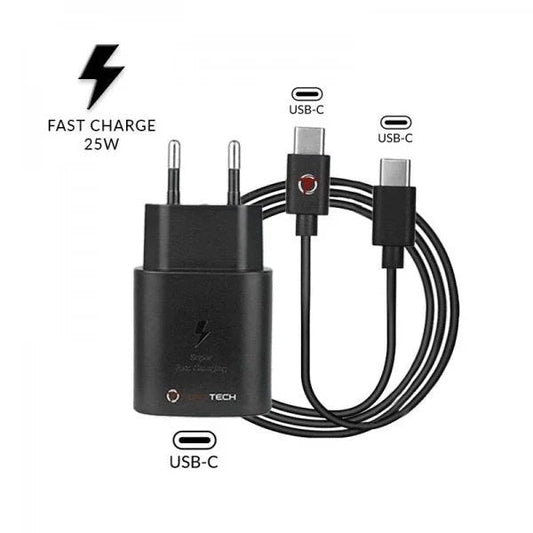 Adaptateur Secteur Charge Rapide 25W + Câble USB-C – Fumytech
