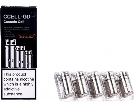 Boite 5 résistances CCELL SS 0.5 OHM