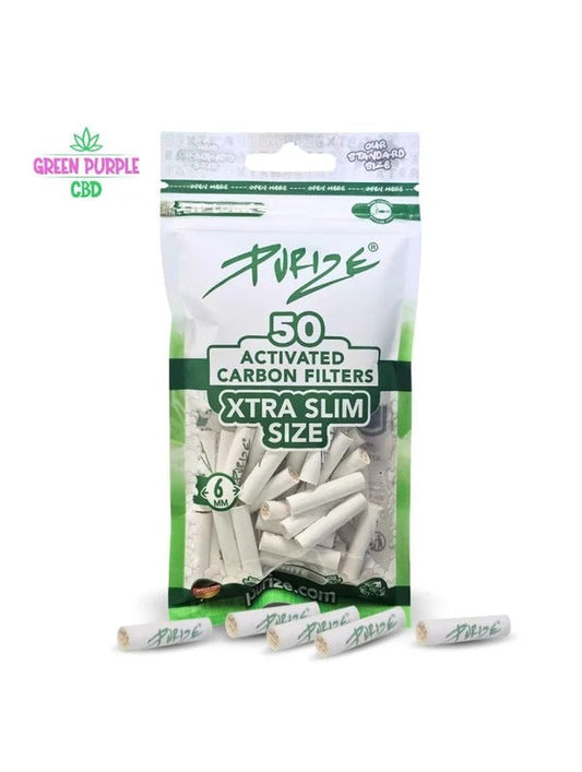 Filtres Charbon Actif Slim 6mm X50 Purize
