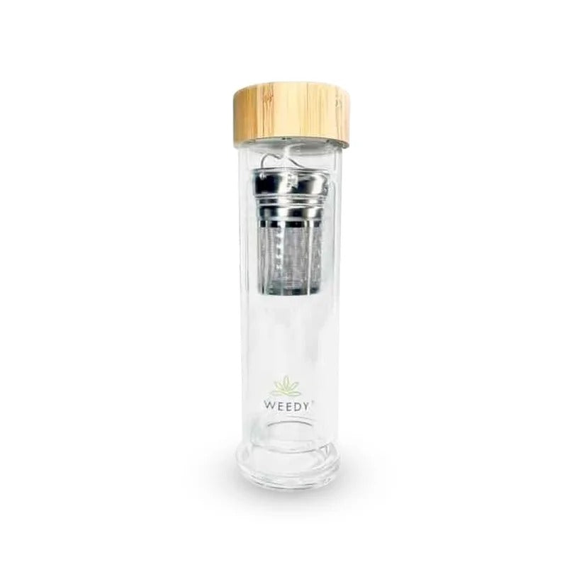 Gourde à thé en verre borosilicate 420ml