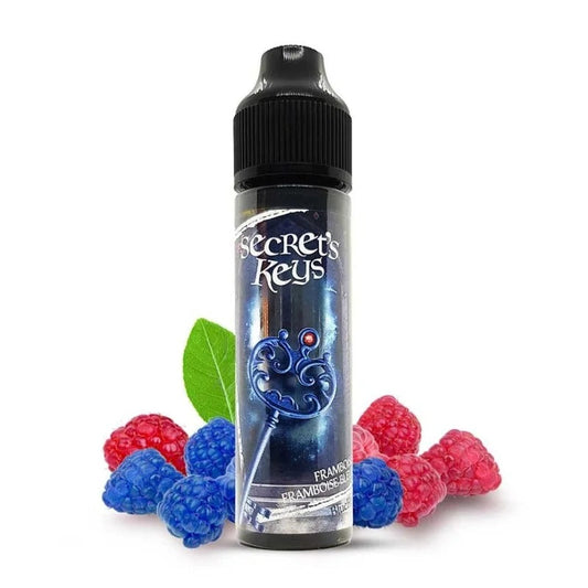 E-Liquide 50ml SECRET’KEYS Framboise Bleue