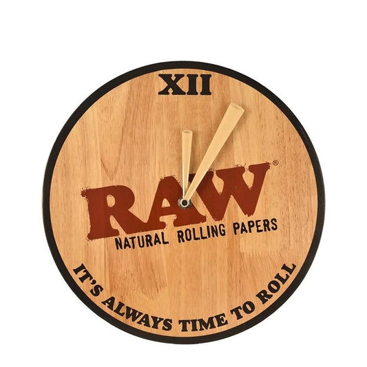 Raw Wooden Clock