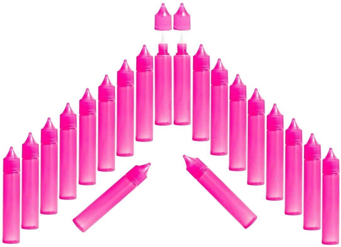 Chubby Gorilla – 30ml – soft – LDPE – Unicorn Leerflasche Flasche – pink – 20er Set