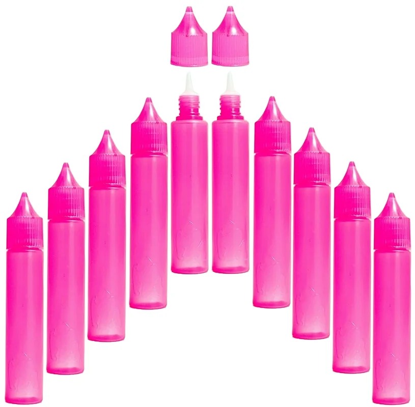 Chubby Gorilla – 30ml – soft – LDPE – Unicorn Leerflasche Flasche – pink – 10er Set