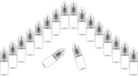 Chubby Gorilla 10ml V3 Pet Unicorn Leerflasche Flasche transp. + transparenter Deckel – 20er Set