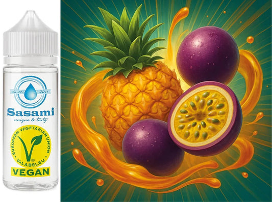 Paradise Nectar – Ananas-Maracuja Aroma Konzentrat – Vegan – Sasami – 100ml