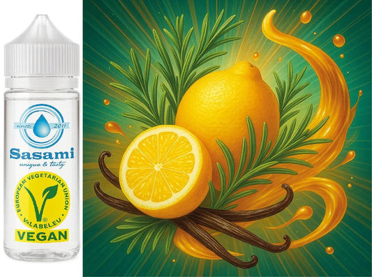 Vanilla Enchantment – Vanille-Rosmarin-Zitrone Aroma Konzentrat – Vegan – Sasami – 100ml