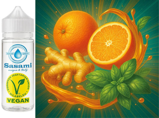 Spice Grove – Orange-Ingwer-Basilikum Aroma Konzentrat – Vegan – Sasami – 100ml