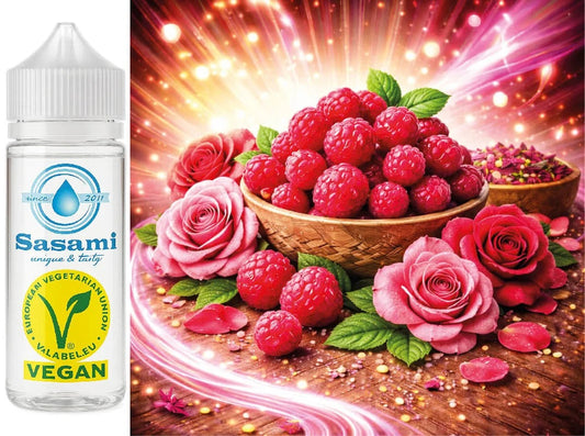 Rose Himbeere Aroma Konzentrat – Vegan – Sasami – 100ml