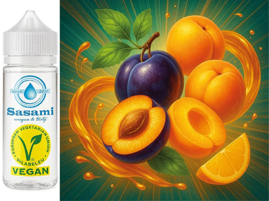 Amber Plum – Pflaume-Aprikose Aroma Konzentrat – Vegan – Sasami – 10ml