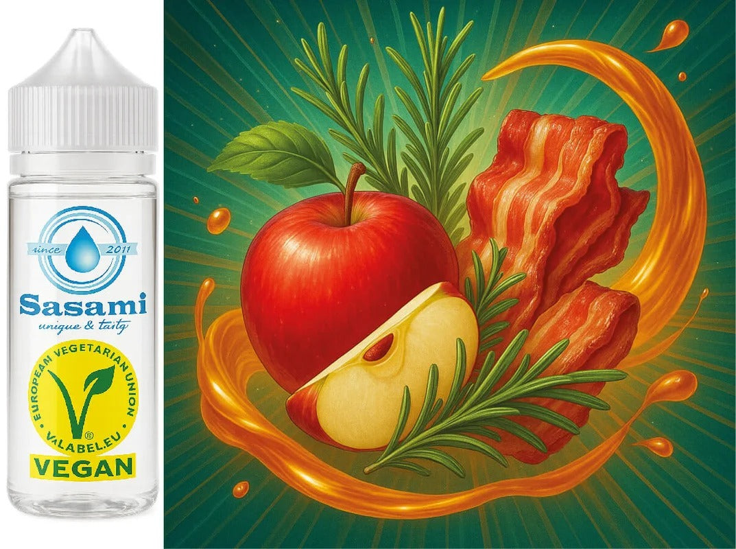 Applewood Essence – Apfel Rosmarin Speck Aroma Konzentrat – Vegan – Sasami – 100ml