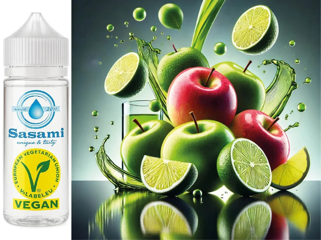Apfel – Limette Aroma Konzentrat – Vegan – Sasami – 100ml