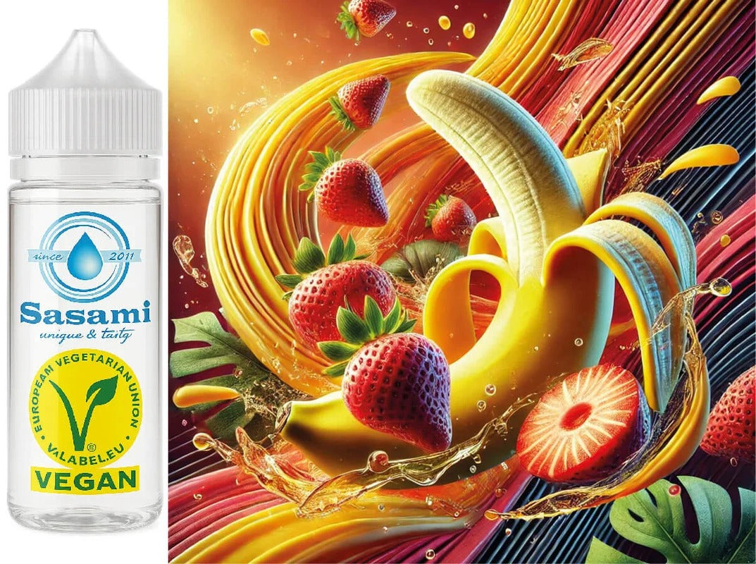 Banane und Erdbeere Aroma Konzentrat – Vegan – Sasami – 100ml