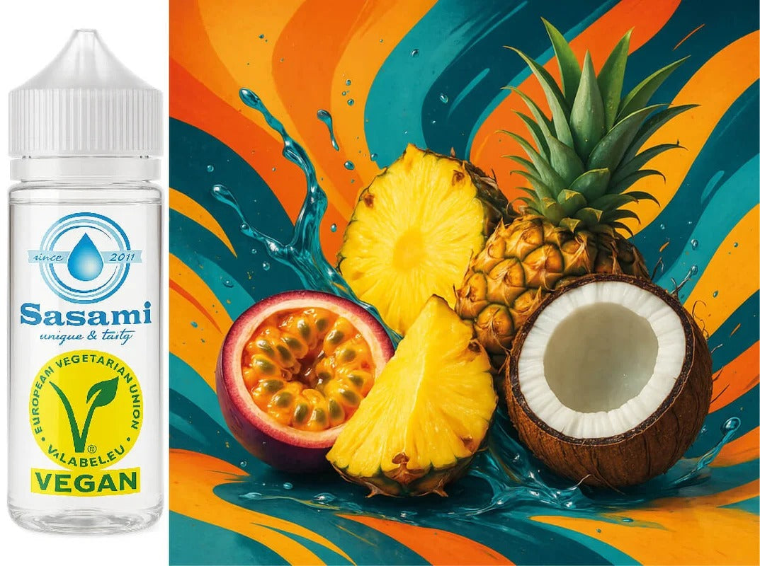 Ananas Maracuja Kokosnuss Aroma Konzentrat – Vegan – Sasami – 100ml