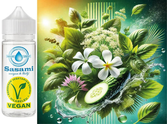 Elder Bloom – Holunderblüte-Gurke-Basilikum Aroma Konzentrat – Vegan – Sasami – 10ml