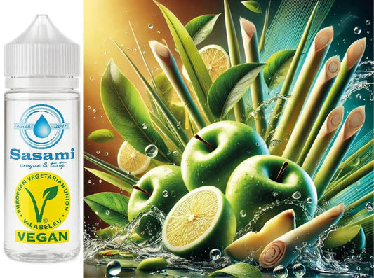 Eden Zest – Apfel-Zitronengras Aroma Konzentrat – Vegan – Sasami – 10ml