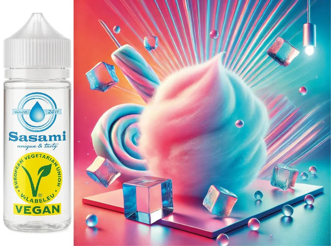 Cotton Candy Ice – Zuckerwatte Ice Aroma Konzentrat – Vegan – Sasami – 10ml