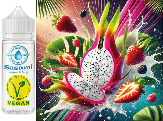 Dragonberry Bliss – Drachenfrucht, Erdbeere Aroma Konzentrat – Vegan – Sasami – 10ml