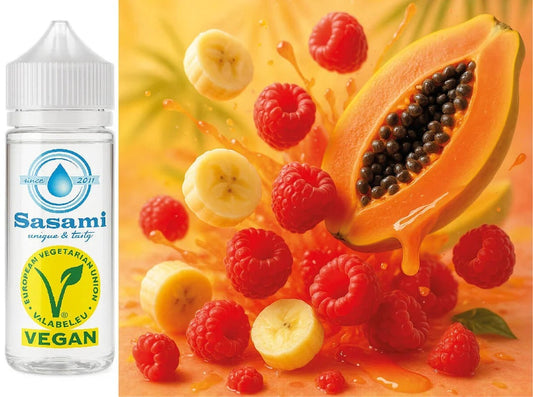 Tropical Kiss – Banane Himbeere Papaya Aroma Konzentrat – Vegan – Sasami – 10ml