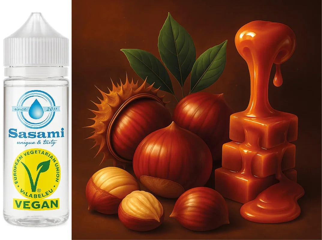 Chestnut Velvet – Kastanie Karamell Aroma Konzentrat – Vegan – Sasami – 100ml