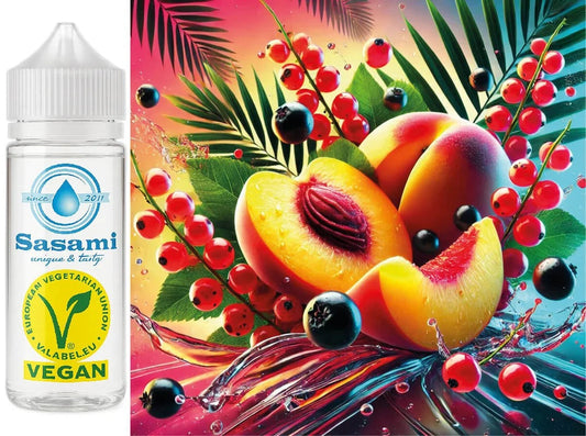 Golden Currant – Pfirsich-Johannisbeere Aroma Konzentrat – Vegan – Sasami – 100ml