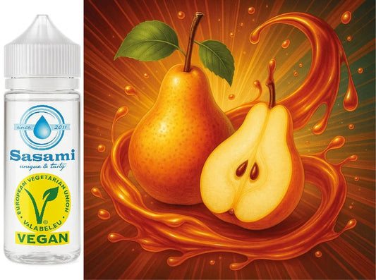 Dulce Pear – Karamell Birne Aroma Konzentrat – Vegan – Sasami – 10ml