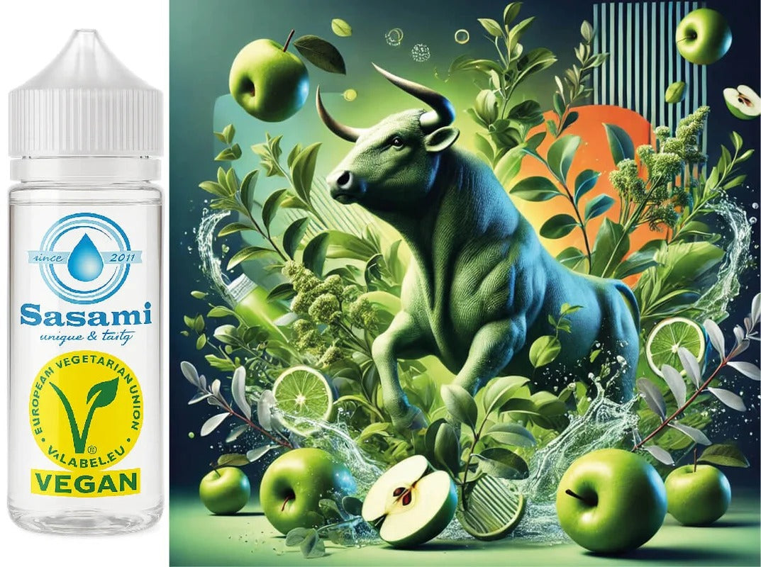 El Toro Verde – Waldmeister, Eukalytus, Apfel Aroma Konzentrat – Vegan – Sasami – 10ml