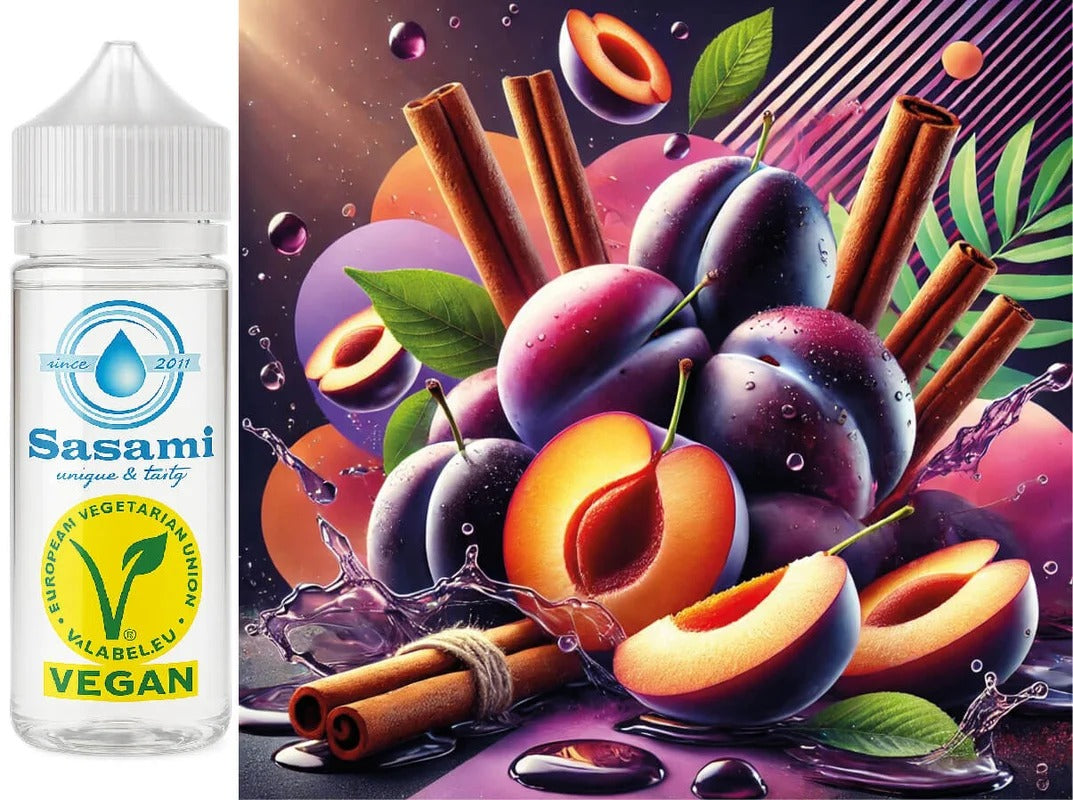 Plum Spice Delight – Pflaume Zimt Aroma Konzentrat – Vegan – Sasami – 10ml