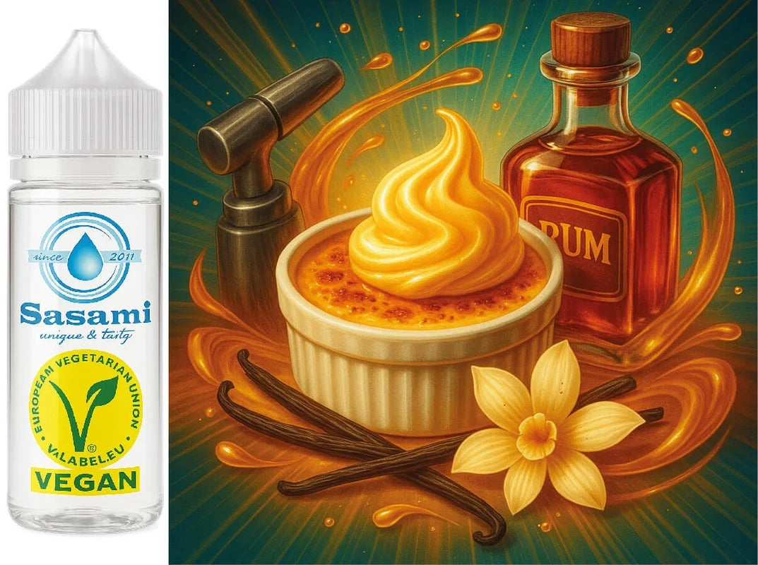 Rum Brûlée – Rum Butter Vanille Aroma Konzentrat – Vegan – Sasami – 10ml