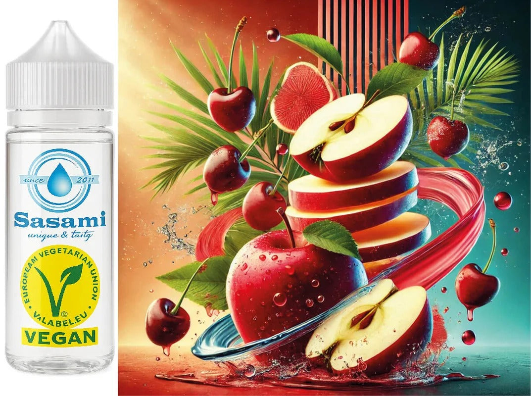 Pom Cerise – Apfel-Kirsche Aroma Konzentrat – Vegan – Sasami – 100ml
