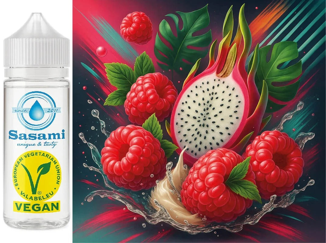 Raspberry Dragon – Himbeer & Drachenfrucht Aroma Konzentrat – Vegan – Sasami – 10ml