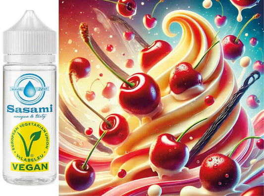 Kirsche – Vanille Aroma Konzentrat – Vegan – Sasami – 10ml