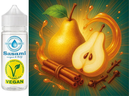 Pear Solstice – Birne Zimt Nelke Aroma Konzentrat – Vegan – Sasami – 10ml