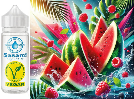 Raspberry Watermelon Bliss – Wassermelone, Himbeere Aroma Konzentrat – Vegan – Sasami – 10ml