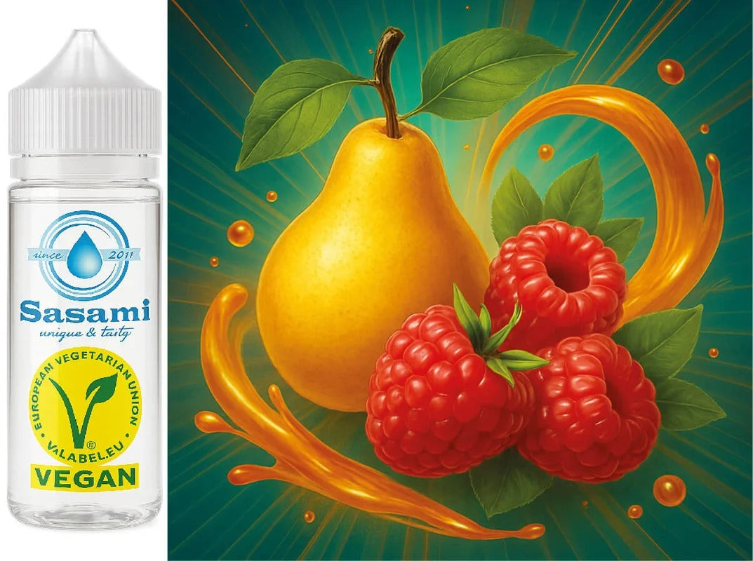Pear Éclat – Birne-Himbeere Aroma Konzentrat – Vegan – Sasami – 100ml