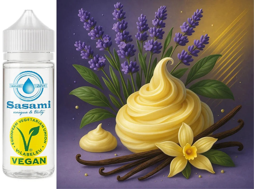 Provence Dream – Lavendel Vanille Crème Aroma Konzentrat – Vegan – Sasami – 100ml