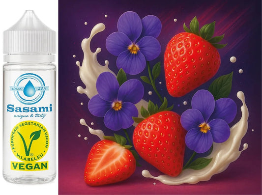 Blush Berry Cream – Veilchen Erdbeere Sahne Aroma Konzentrat – Vegan – Sasami – 100ml