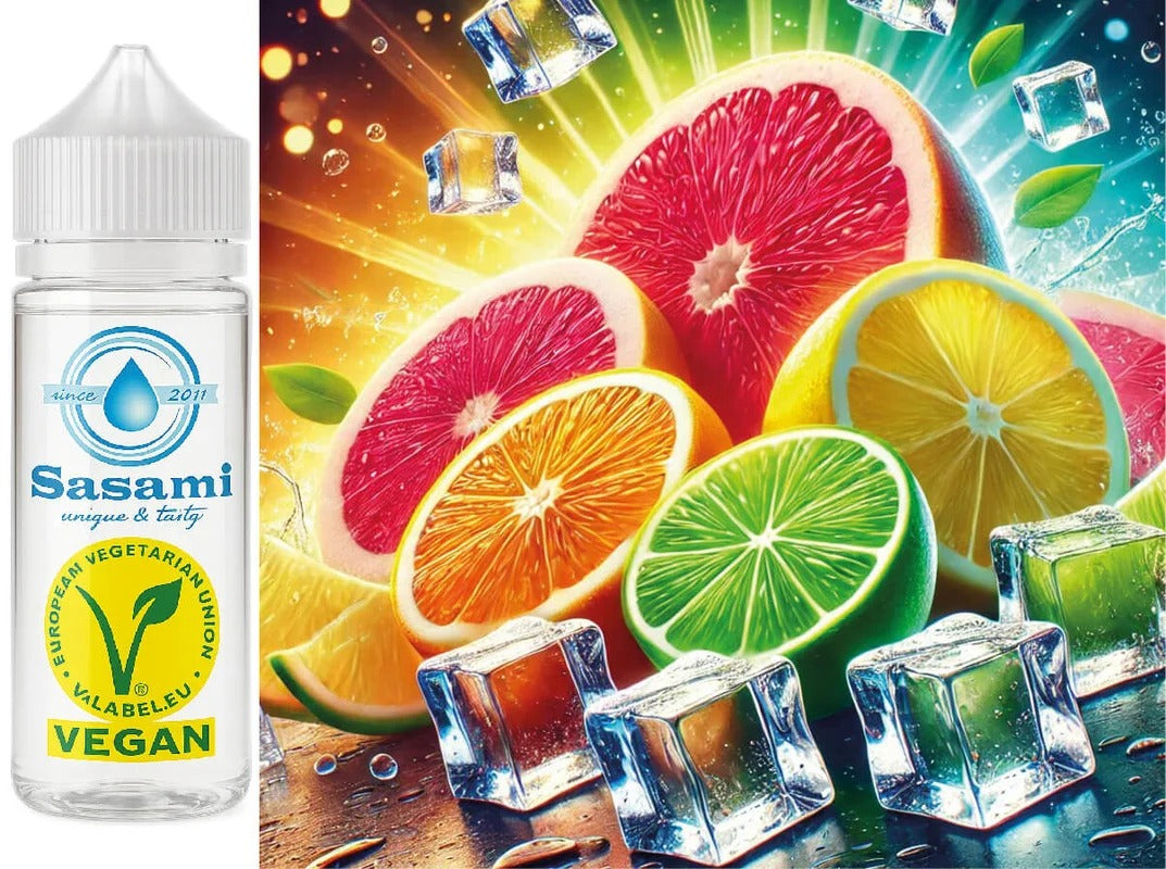 Citrus Avalanche – Zitrone, Limette & Grapefruit Ice Aroma Konzentrat – Vegan – Sasami – 10ml