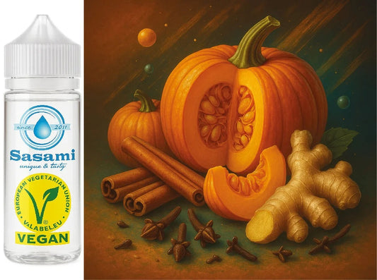 Autumn Ember – Kürbis Zimt Ingwer Nelke Aroma Konzentrat – Vegan – Sasami – 100ml