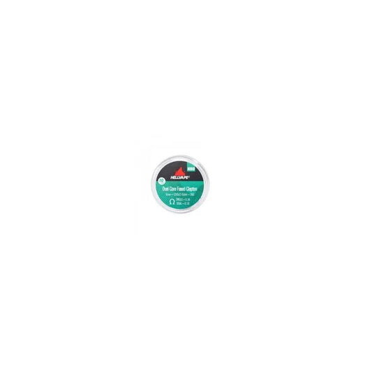 NI80 Dual Core Fused Claptons Coils (10pcs) Hellvape Hellvape