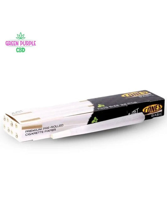 Feuilles – BOITE DE 32 CONES BASIC KING SIZE CONES – Green Purple CBD