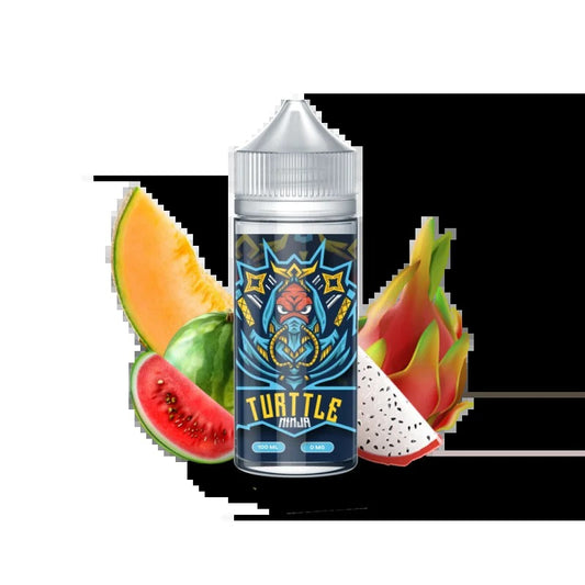 E-liquide 50ml Ninja Turttle fruits du dragon melon pasteque